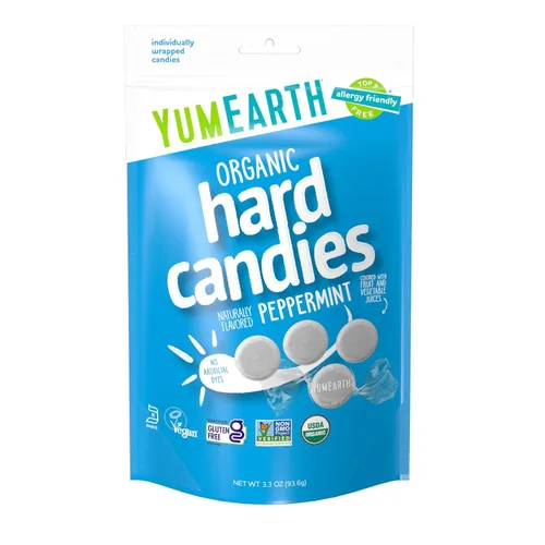 Miniatura 9 de YumEarth Gotas de frutas orgánicas, caramelos duros naturales con sabor variado, dulces de frutas para niños, aptos para alérgicos, sin OMG, sin