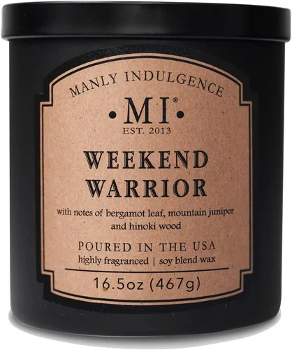 Miniatura 32 de Manly Indulgence Last Call - Velas perfumadas para hombres, 2 mechas, 16.5 onzas, cera de mezcla de soja premium, 60 horas de combustión, velas