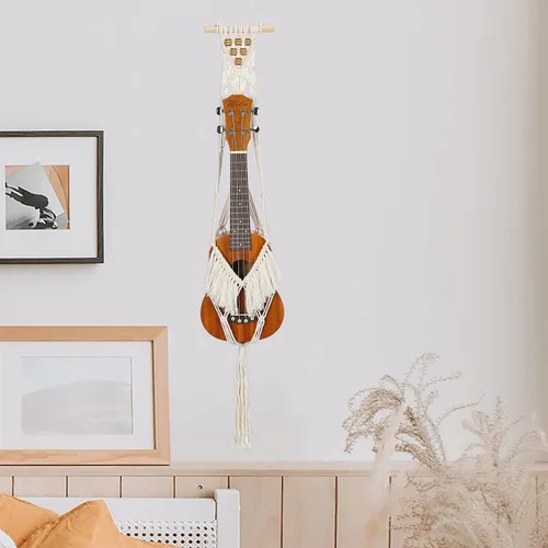 Miniatura 5 de Soporte de montaje en pared para ukelele para ukelele soprano, kit alternativo