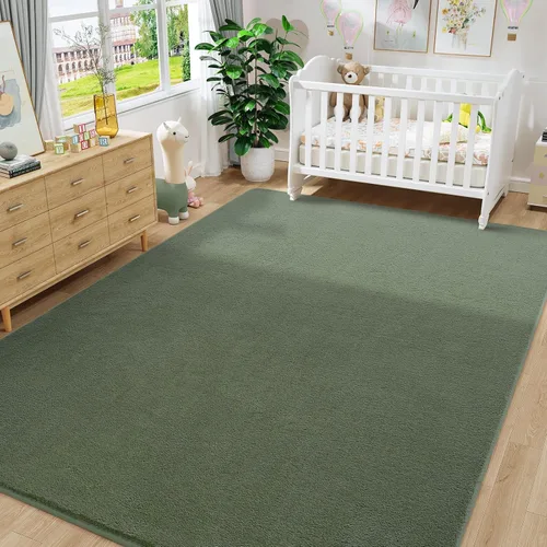 Miniatura 55 de Amearea Alfombras modernas para dormitorio, sala de estar, alfombra de espuma viscoelástica gruesa de 4 x 6 pies, alfombra de espuma viscoelástica