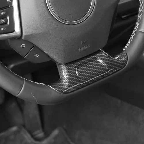 Miniatura 2 de Voodonala Cubierta de fibra de carbono para volante Chevrolet Chevy Camaro Accesorios interiores 2017-2025