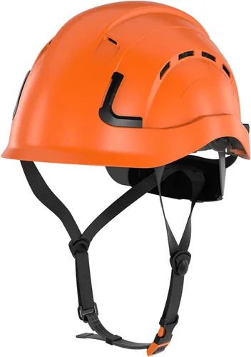 Casco Protector Defender Safety H2, Casco Duro de Tipo 2 Clase C y E, Certificado ANSI Z89.1 y EN 12492 Naranja