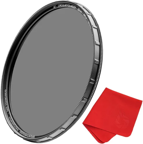 39mm X2 CPL Filtro Circular Polarizante para Lentes de Cámara - Vidrio Óptico AGC Polarizador Filtro con Paño para Lentes - MRC8 - Recubrimientos