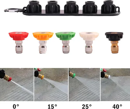 Miniatura 3 de Pistola de pulverización para lavadora a presión - para pistola de lavado a presión Ryobi M22-14MM y conectores de manguera M22-15MM - con 1 soporte