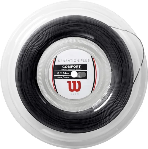 Miniatura 4 de Wilson Sensation - Juego de cuerda para raqueta de tenis y carrete de 200 m Blanco
