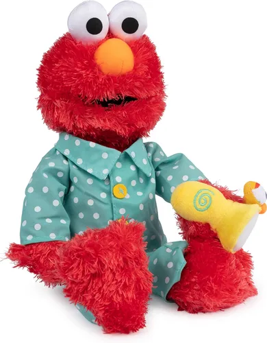 Miniatura 8 de GUND Sesame Street - Peluche oficial de Elmo Muppet Bedtime, juguete de peluche prémium que brilla en la oscuridad para edades de 1 año en adelante