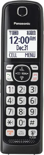 Miniatura 3 de Expandible teléfono inalámbrico de Panasonic con bloqueo de llamadas y contestadora, Negro