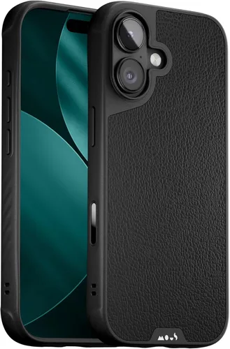 Miniatura 8 de Mous - Funda para iPhone 15 compatible con MagSafe Limitless 5.0, cuero negro, funda protectora para iPhone 15, funda para teléfono a prueba