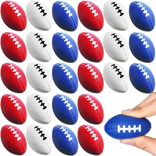 Miniatura 14 de Blulu Paquete de 30 mini bolas de fútbol de espuma para el estrés a granel de 2.17 pulgadas para niños y adultos, regalo de fiesta escolar, pequeño