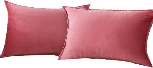 Miniatura 31 de JIAHANNHA Fundas de Almohadas Decorativas de Terciopelo Morado Paquete de 2 Primavera Decorativas Suaves para Sofá Cama Sala de Estar Oficina 18×18