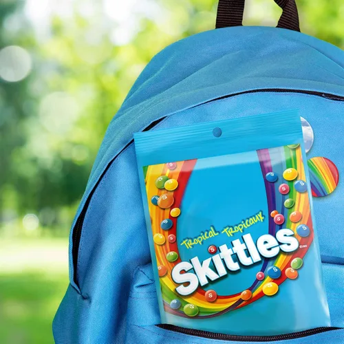Miniatura 4 de Skittles Tropical, Mega Pack, 11.28oz/320gm