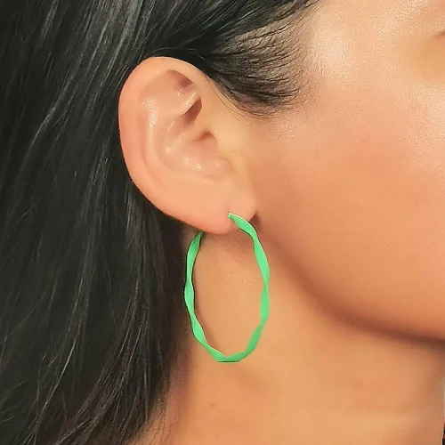 Miniatura 8 de Nonsucheer 10 pares de aretes para mujer, aretes coloridos Y2K, aro de tubo pequeño y aro grueso, paquete de regalo de joyería para mujeres y niñas