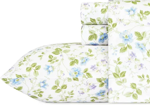 Miniatura 40 de Laura Ashley - Juego de sábanas King, sábans de cama extremadamente suaves con una sensación ligera y naturalmente sedosa de algodón satinado - Musa