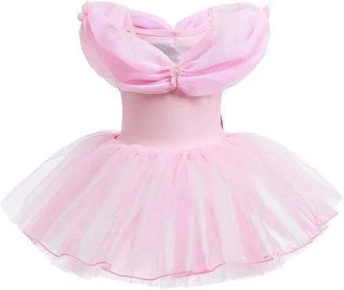 Miniatura 3 de MYRISAM - Maillots de princesa para niñas, tutú de ballet, vestido de bailarina con falda, para cumpleaños, fiesta elegante, disfraces de Halloween