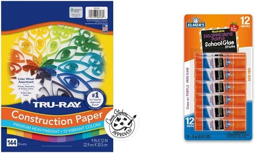 Miniatura 5 de Tru-Ray - Surtido de ruedas de colores P6576, 9 x 12 pulgadas, colores surtidos, paquete de 144