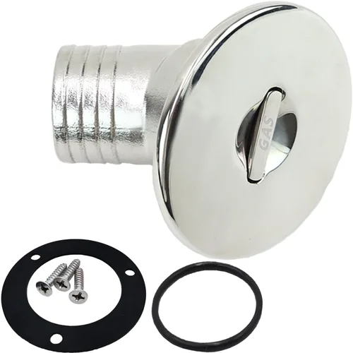 Miniatura 13 de Boat Water/Diesel/Gas/Fuel Deck Fill/Filler 1-1/2 Inch(38mm) with Keyless Cap 316 Stainless Steel Boat Deck Hardware for Boat, Yacht, Caravan