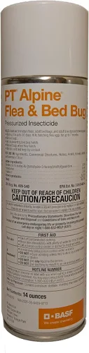 Miniatura 2 de BASF PT Alpine Pulgas & Bed Bug Killer, insecticida de acción rápida, fórmula extendida de control de plagas de larga duración, secado rápido, sin