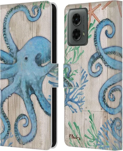 Miniatura 8 de Head Case Designs Officially Licensed Paul Brent Coral Azul Coastal Leather Book Wallet Case Cover Compatible with Motorola Moto G (2024)