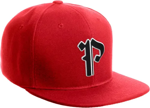 Miniatura 847 de Daxton Gorra clásica con visera de billete plano con letras del alfabeto inglés antiguo de la A a la Z