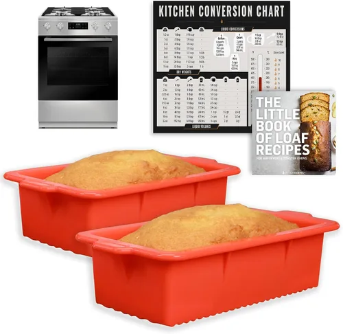 Miniatura 10 de INFRAOVENS Sartenes de silicona para freidora de aire para hornear, molde antiadherente para pasteles Cosori TurboBlaze 9 en 1 de 6 cuartos