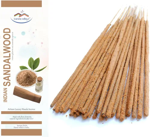 Miniatura 13 de Varillas de incienso Oud de madera de agar - Incienso artesanal Masala de lujo - Varillas extra gruesas de combustión prolongada (75 minutos)