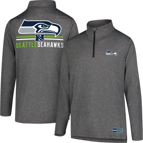 Miniatura 29 de Ultra Game Men's NFL Official Super Soft Quarter Zip Long Sleeve T-Shirt