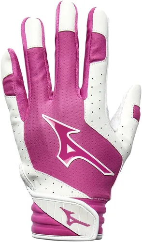Miniatura 12 de Mizuno Finch Softball - Guantes de bateo acolchados Par Adulto y joven Palma antideslizante Palma acolchada Parte trasera de malla