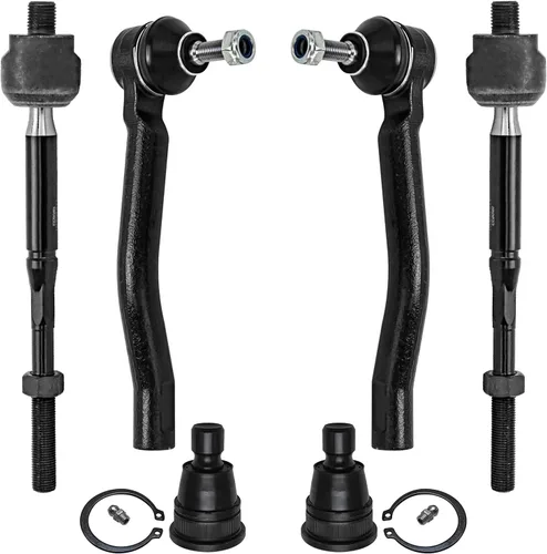 Miniatura 32 de Detroit Axle – Kit de suspensión delantera para Hyundai 2013-2018 Santa Fe 2 enlaces de barra de estabilizador 4 varillas de amarre interiores