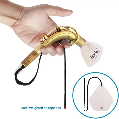 Miniatura 6 de Imelod Kit de limpieza de saxofón con estuche para flauta de clarinete alto tenor y otros estragos de viento y viento de madera, incluyendo paño