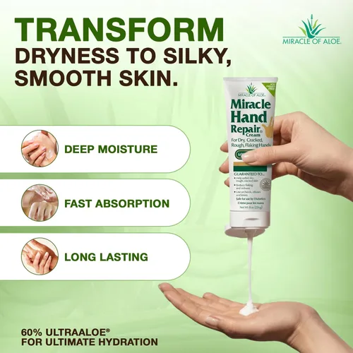 Miniatura 3 de Miracle Hand Repair 8 oz & Miracle Foot Repair Tubo de 1 oz