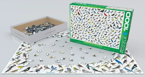 Miniatura 3 de EuroGraphics El mundo de los pájaros (1000 piezas) Puzzle