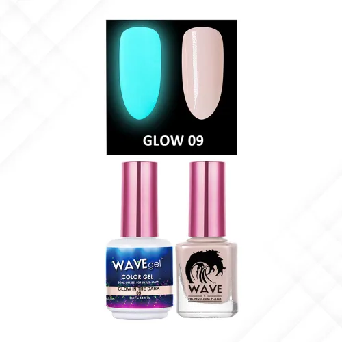 Miniatura 19 de Wavegel WAVEGEL - Juego de gel y esmalte de uñas a juego - Brilla en la oscuridad - # 01