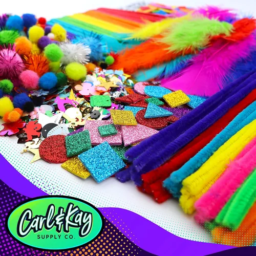 Miniatura 7 de Kit de suministros de artes y manualidades para niños, niños y niñas de 4, 5, 6, 7, 8 años, materiales de actividades para niños pequeños, ideal