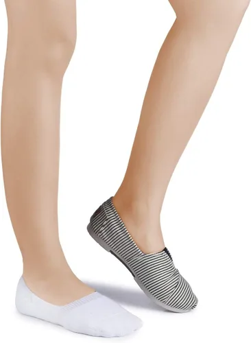 Miniatura 7 de Leotruny 6 pares de calcetines unisex de algodón atlético antideslizantes corte bajo forro plano no se muestran