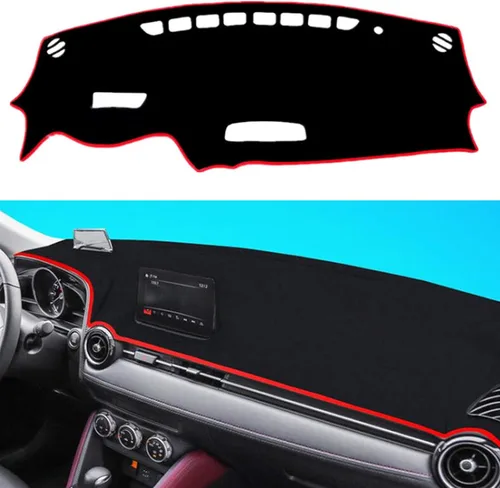 Miniatura 2 de Cubierta de salpicadero para Mazda CX-3 CX3 2015-2017 2018 2019 cubierta de tablero de salpicadero, parasol protege la alfombra antirreflejos