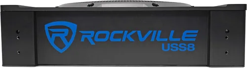 Miniatura 8 de Rockville USS8 - Subwoofer delgado para coche/camión de 8 pulgadas y 600 W, 150 W RMS, certificado CEA-2006, kit de amplificador RWK10 de calibre 10