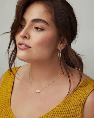 Miniatura 3 de Collar con dije Kendra Scott Elisa para mujer, joyería de moda, chapado en oro de 14quilates