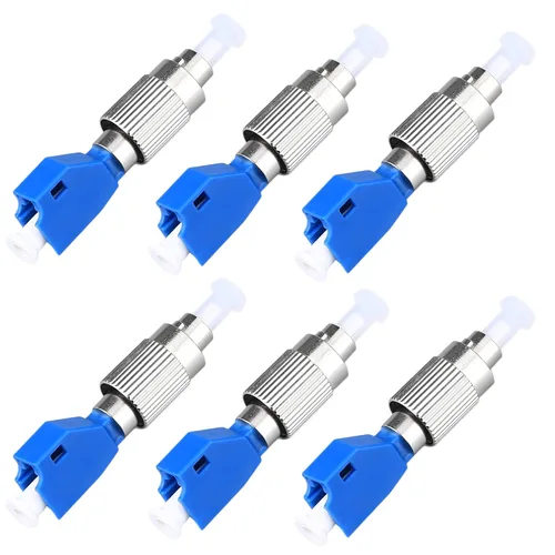 Miniatura 12 de Conector de fibra óptica, FC macho a LC hembra híbrido adaptador convertidor de fibra óptica compatible con medidor de potencia óptica localizador