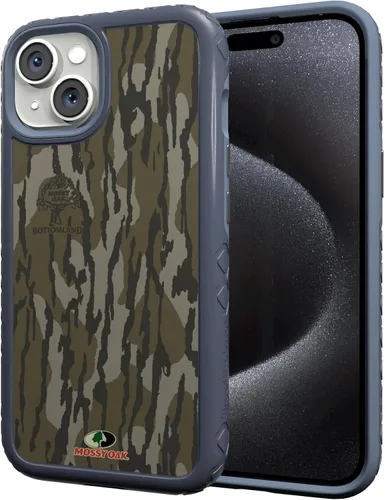 Miniatura 84 de cellhelmet Mossy Oak Agua Yellowfin Funda de doble capa en gris diseñada para iPhone 13 Mini a prueba de golpes y caídas, duradera, como se ve