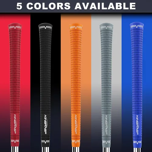 Miniatura 7 de Agarres de golf, estándar/mediano/gran tamaño, 5 colores para elegir, kit de empuñaduras de goma para palos de golf