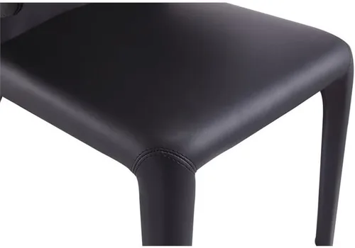 Miniatura 9 de Manhattan Comfort Conrad - Sillas de comedor modernas de mediados de siglo, muebles de cocina tapizados de tweed con respaldo contorneado, acolchado