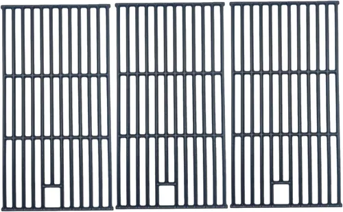 C6522C (3 unidades) Rejillas de cocina de hierro fundido de 19 1/4 pulgadas de repuesto para Brinkmann 810-8500-S, 810-8501-S, 810-8502-S, Charmglow