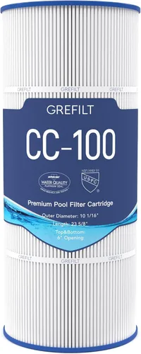 Cartucho de filtro de piscina CC100, compatible con Pentair CC100, CCRP100, reemplaza a Pleatco PAP100, Unicel C-9410, Filbur FC-0686, Pentair