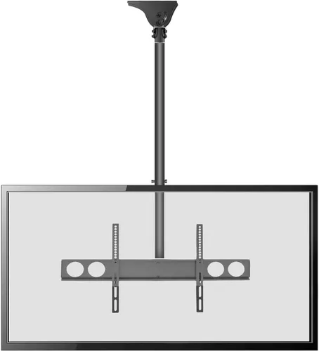 Pyle Soporte de montaje de monitor universal VESA vertical inclinable para TV de altura ajustable con brazo telescópico, soporta HDTV de 37 a 70