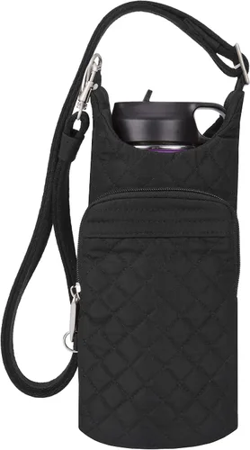 Miniatura 7 de Travelon Bolsa con diseño bohemio para botella de agua Negro 43426-500