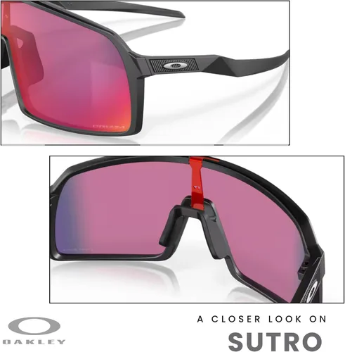 Miniatura 41 de Oakley Sutro OO9406 / OO9462 - Lentes de sol para hombre, kit de correa de accesorios, bolsa de microfibra