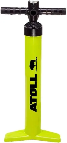 Atoll iSUP - Bomba manual para tabla de remo – Bomba de aire manual de doble acción de alta presión con medidor PSI – Portátil, duradera para tablas