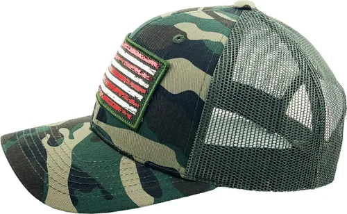 Miniatura 197 de KBETHOS Tactical Operator Collection USA Fishing Mesh Ballcap Flag Patch America Outdoors Trucker Baseball Cap