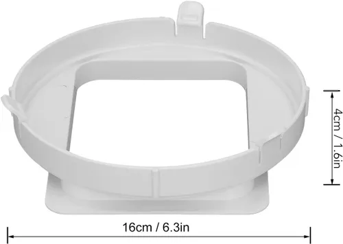 Miniatura 6 de Fdit Adaptador de conector de manguera de escape de aire acondicionado, acoplador, interfaz de conducto de escape adecuado para aire acondicionado
