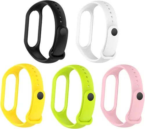 Miniatura 10 de KOMI Correa compatible con Xiaomi Smart Band 6, correa de silicona de repuesto para reloj inteligente Xiaomi Mi Band 7/6/5, pulsera ajustable